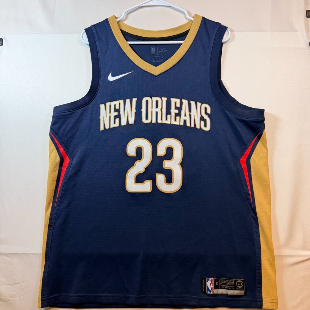 Nike New Orleans Pelicans #23 Swingman Jersey NBA Size 52 Anthony Davis XL